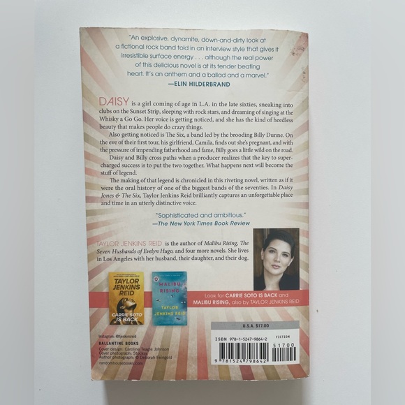 Daisy jones and the six paperback book - Picture 3 of 4